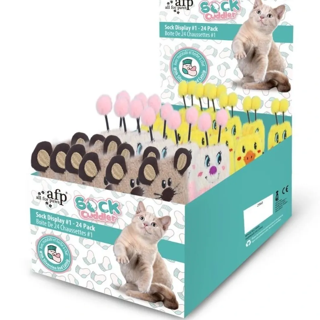 AFP All for paws AFP Kattelegetøjs sok med catnip nr 1