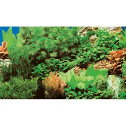 Hobby Akvariebaggrund Marin blue / Plant 8 (50 cm høj) 120 cm