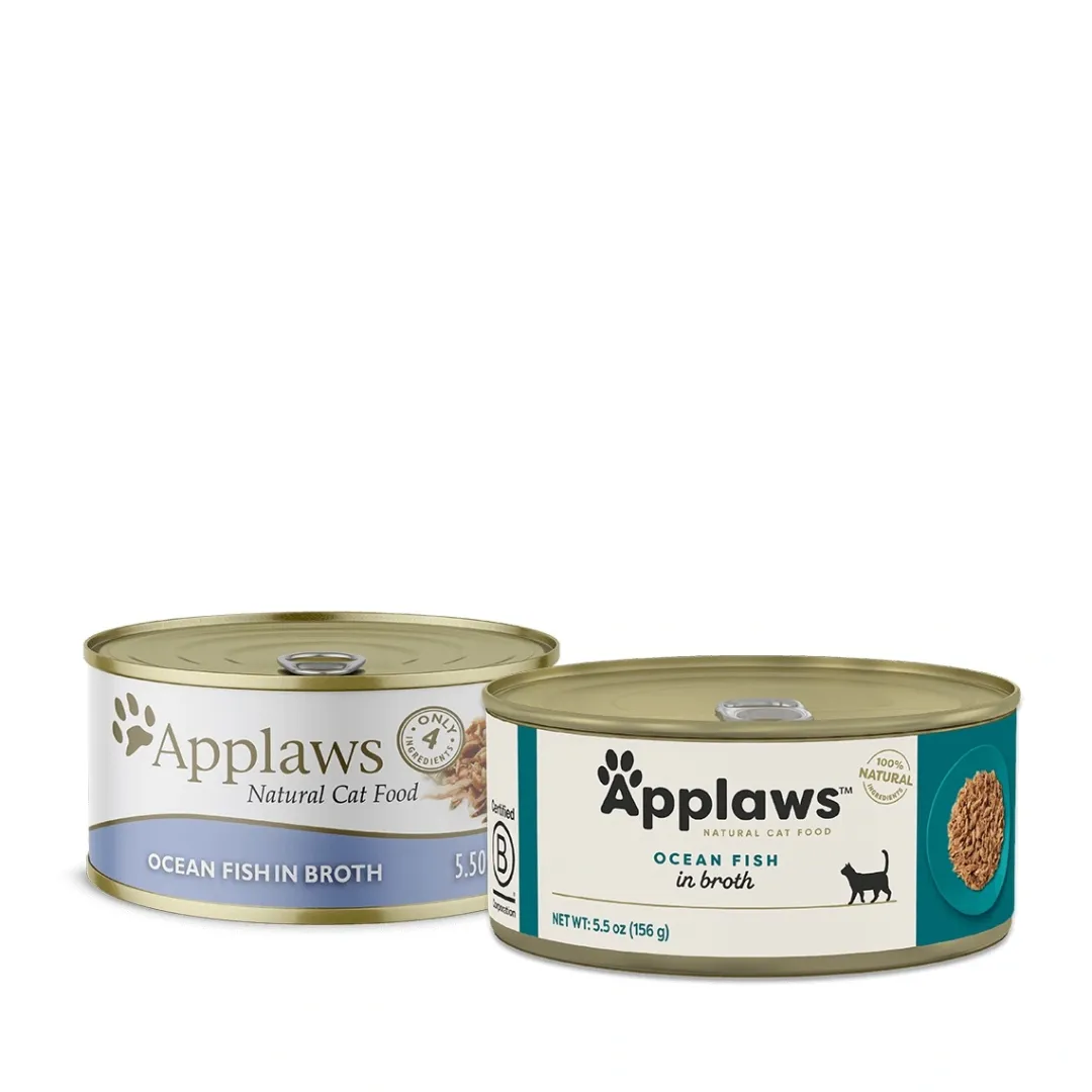 Applaws Hund & Katte mad Applaws Kattevådmad Havfisk 156 g
