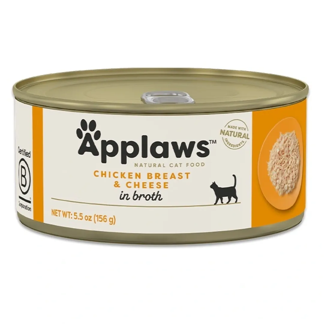 Applaws Hund & Katte mad Applaws Kattevådmad Kylling og Ost 156 g