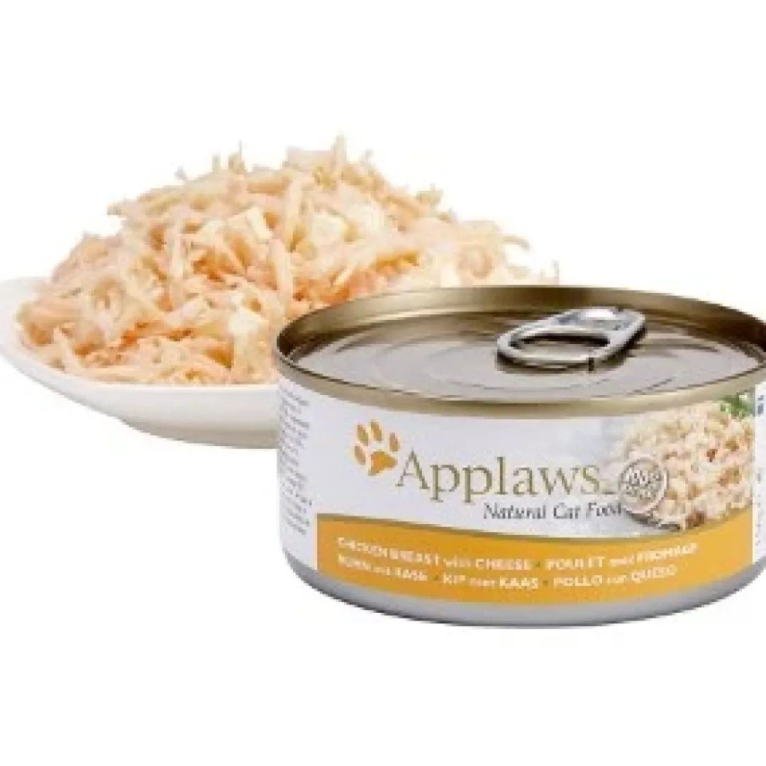 Applaws Hund & Katte mad Applaws Kattevådmad Kylling og Ost 70 g