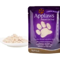 Applaws Hund & Katte mad Applaws Kattevådmad Kylling og Vilde ris 70 g (pouch)