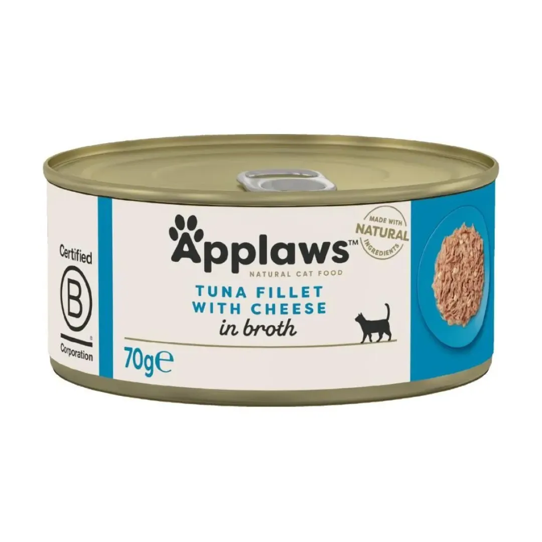 Applaws Hund & Katte mad Applaws Kattevådmad Tun og Ost 70 g