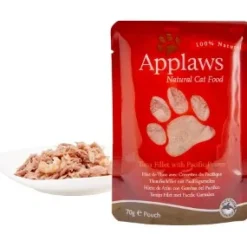 Applaws Hund & Katte mad Applaws Kattevådmad Tun og Stillehavsrejer 70 g (pouch)