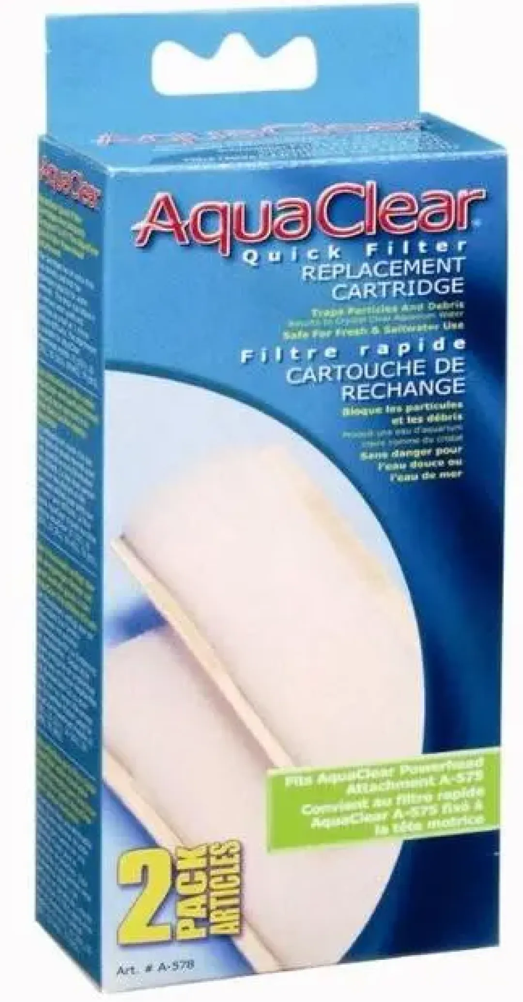 AquaClear Quick Filter refill 2 stk