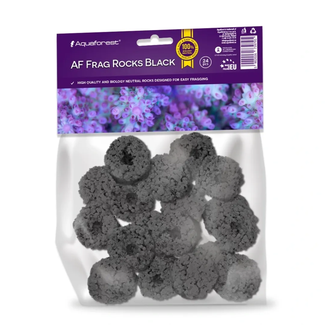 AquaForest Frag Rocks 24 stk Sort