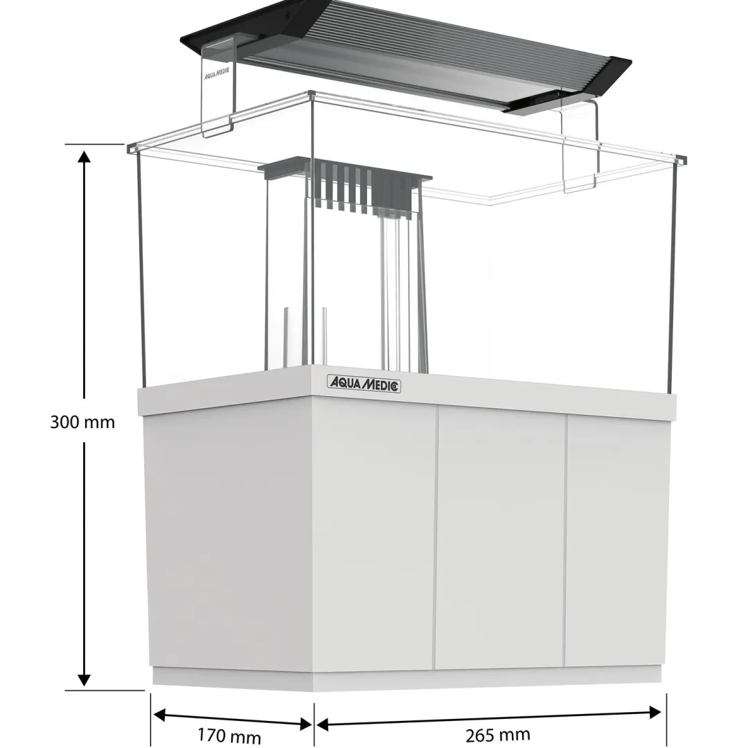 Aqua Medic Armatus XS Saltvandsakvarium med sump 4 Liter