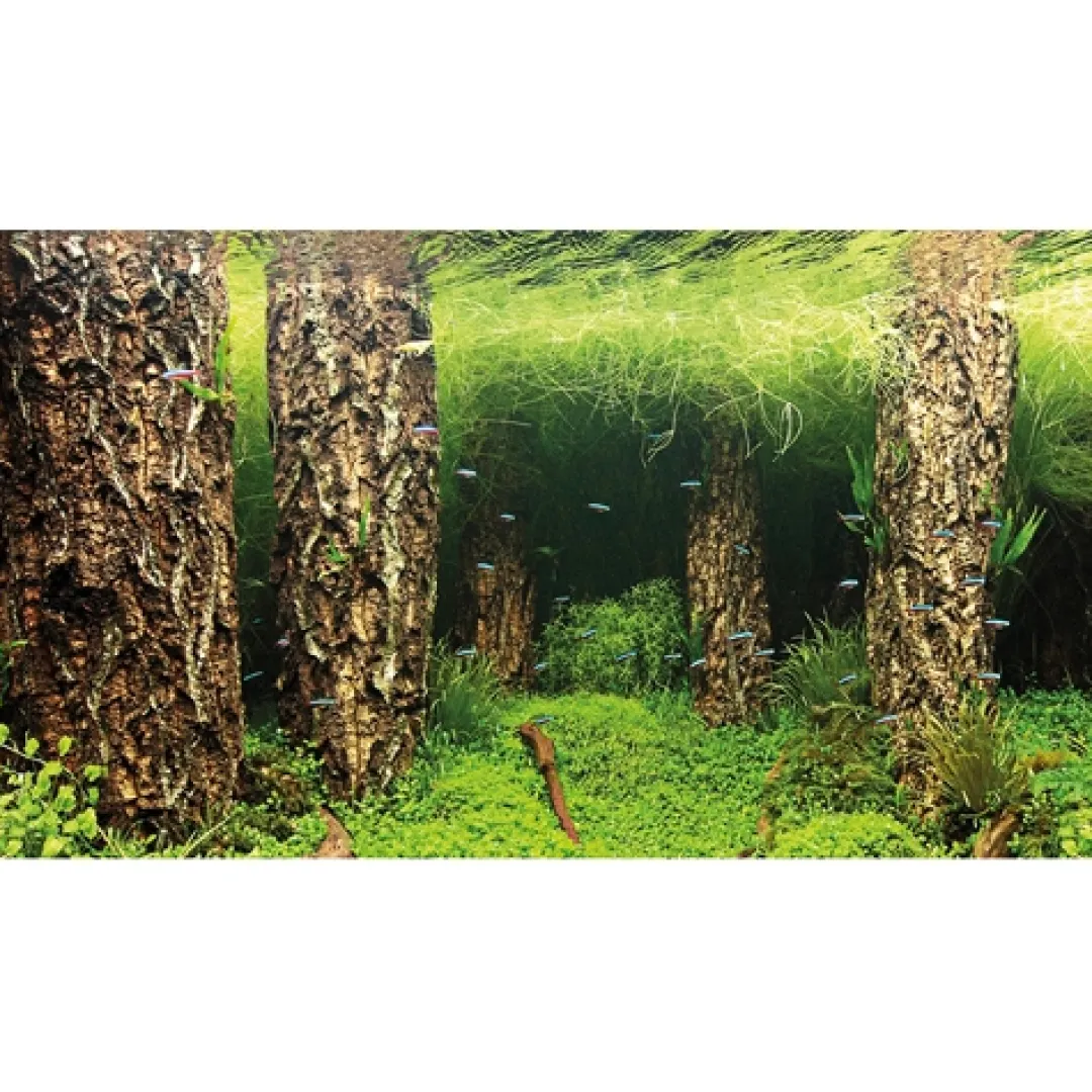 Hobby Baggrund til akvarium Scapers Hill og forest (50 cm høj) 120 cm