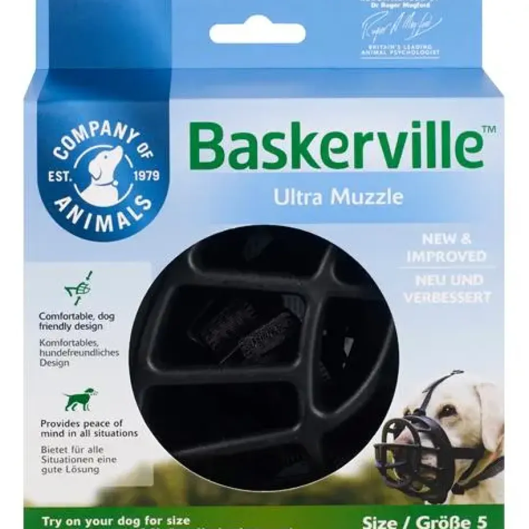 MiniZoo Baskerville Ultra mundkurv til hunde str. 5