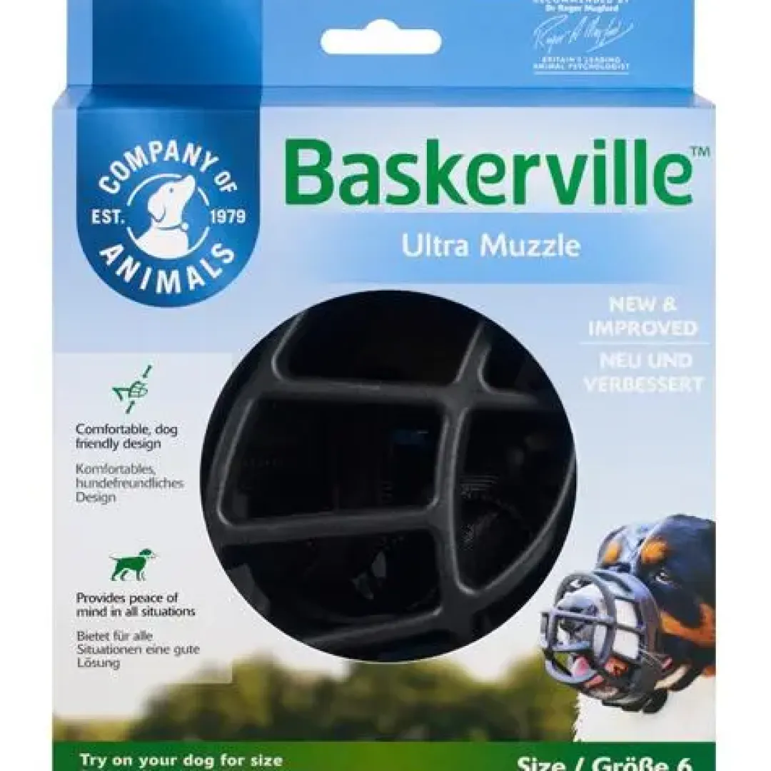 MiniZoo Baskerville Ultra mundkurv til hunde str. 6