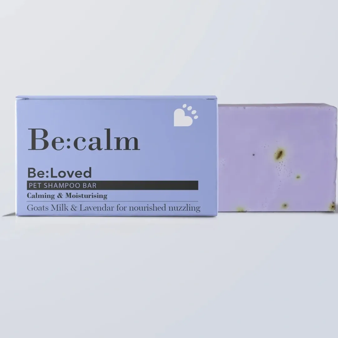 KW Hunde og Katteartikler Be Calm Be Loved Shampoo bar 110 g