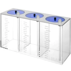 Blau - Aquaristic Blau Acrylic akvariebeholder til Flydende væsker 3 x 1,5 l