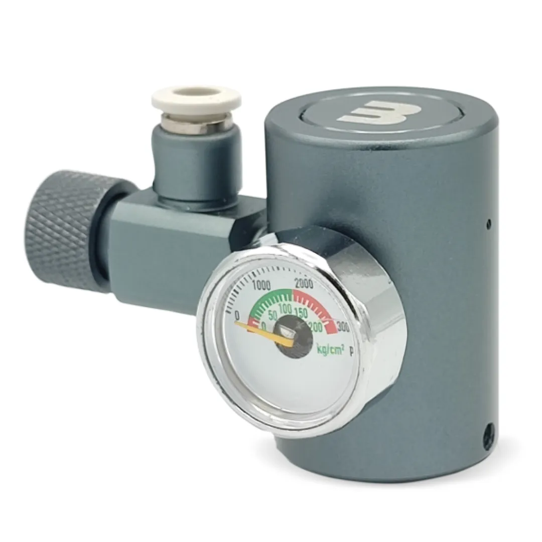 Blau - Aquaristic Blau CO2 START Regulator - Co2 Manometer til engangsflasker