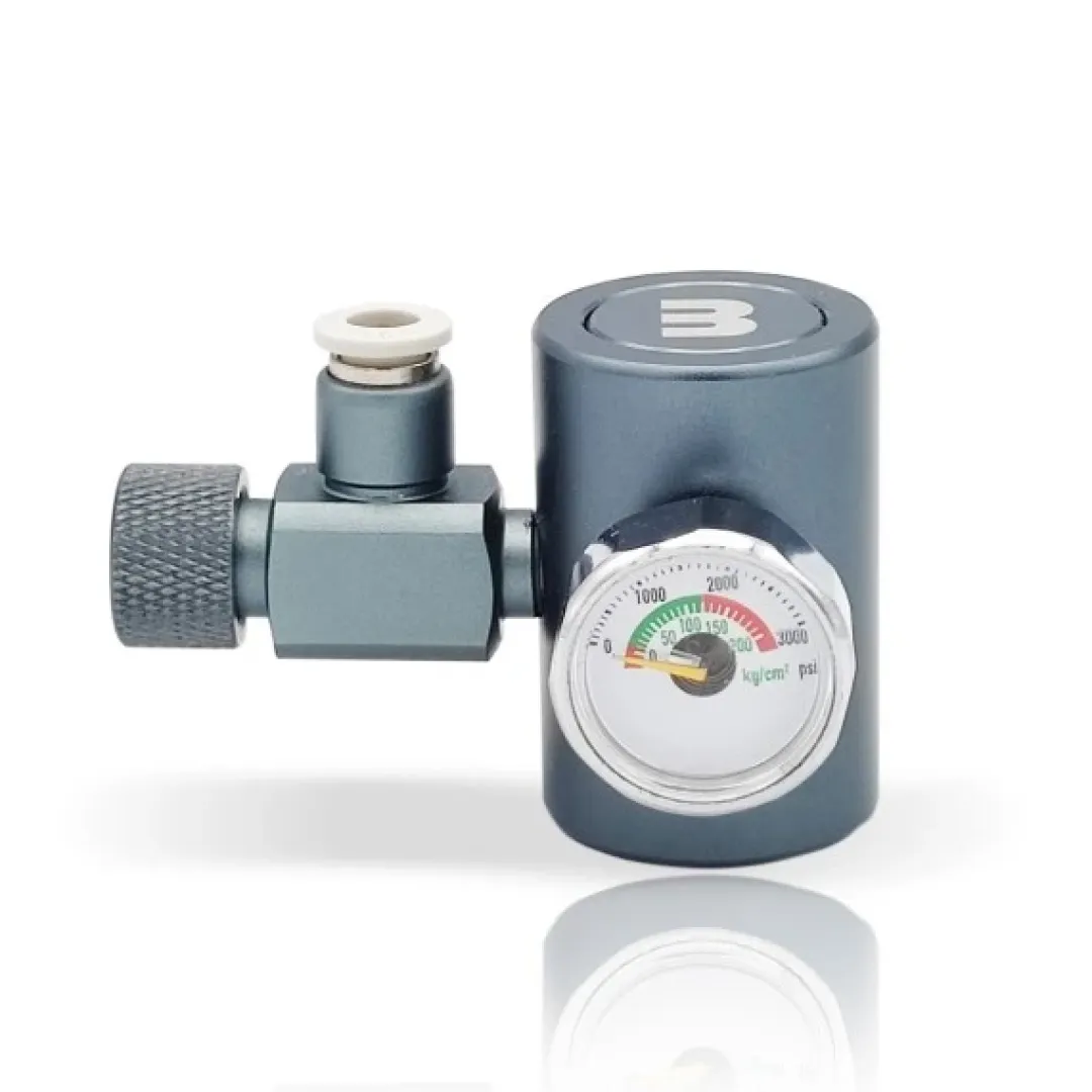 Blau - Aquaristic Blau CO2 START Regulator - Co2 Manometer til engangsflasker