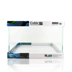Blau - Aquaristic Blau CUBIC Akvarium Aquascaping 28 L Optiwhite glas (40x25x28)