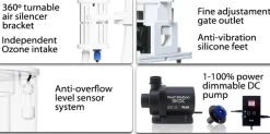 Blau - Aquaristic Blau Skummer MKB 130DC