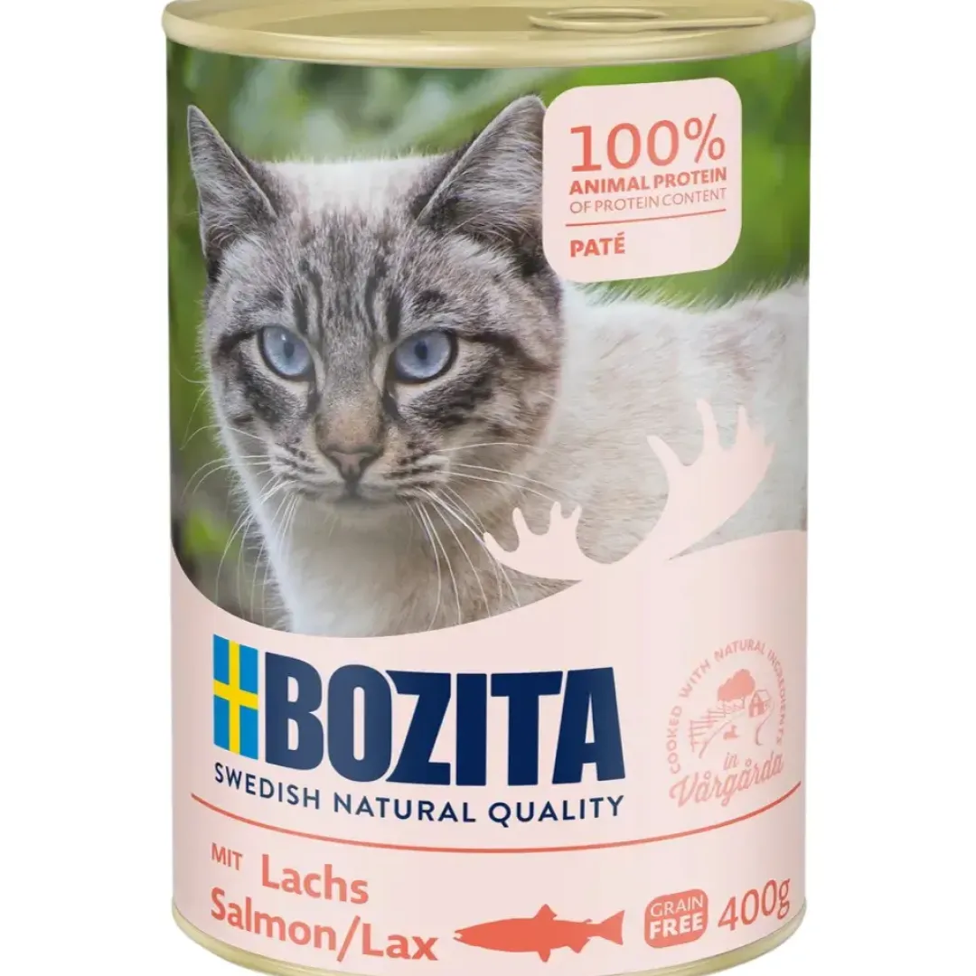 Bozita - Swedish natural quality Bozita Kattefoder Pate 400g Laks