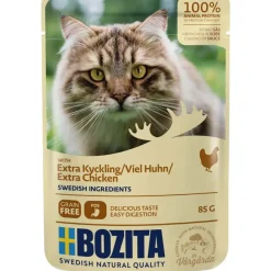 Bozita - Swedish natural quality Bozita kattefoder pose 85g ekstra kylling sovs