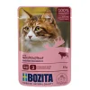 Bozita - Swedish natural quality Bozita Kattefoder pose 85g oksekød gele