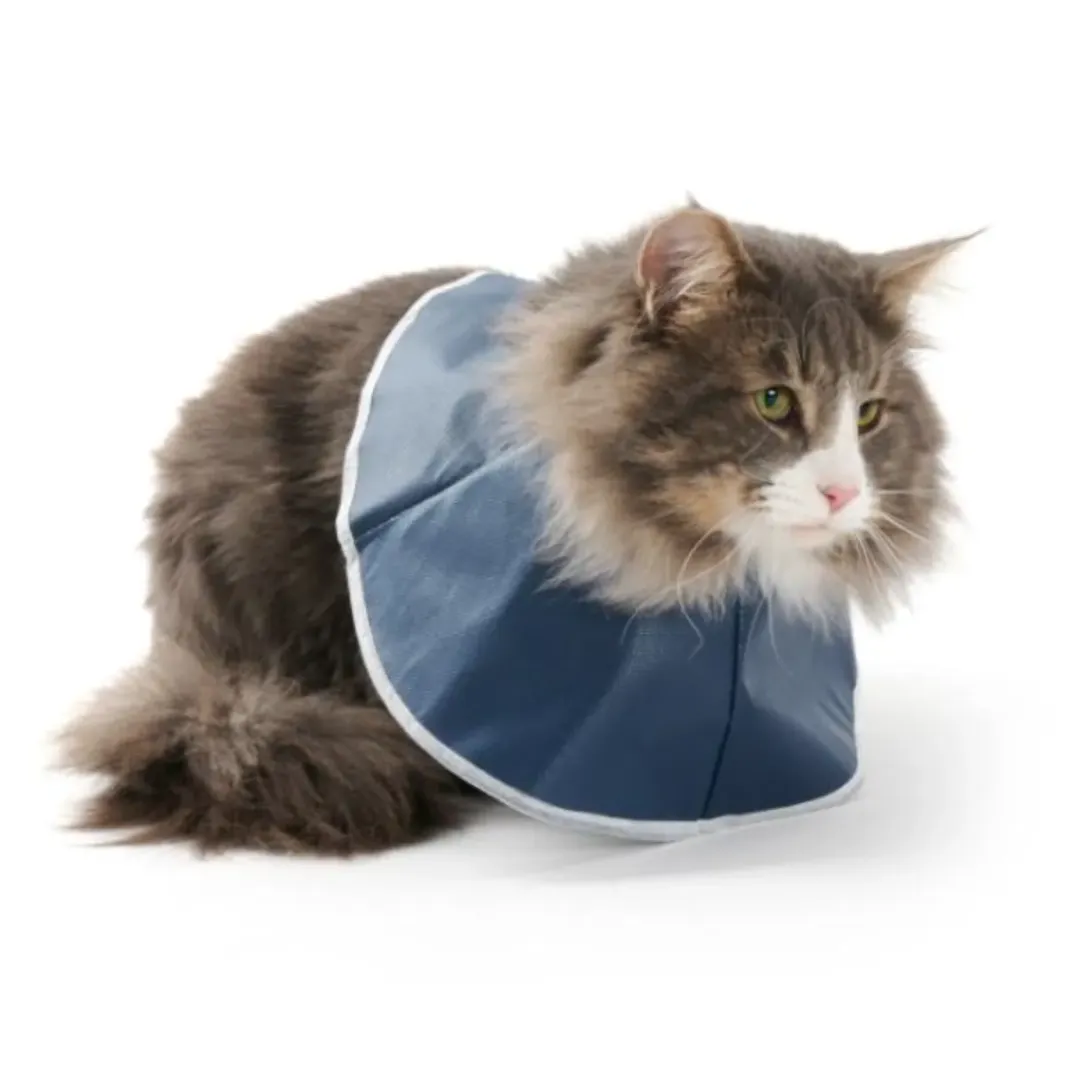 Buster stof halskrave 31 cm til katte og små hunde