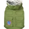 MiniZoo Canada Pooch Everest Explorer hundejakke Militærgrøn 55 cm nr 22