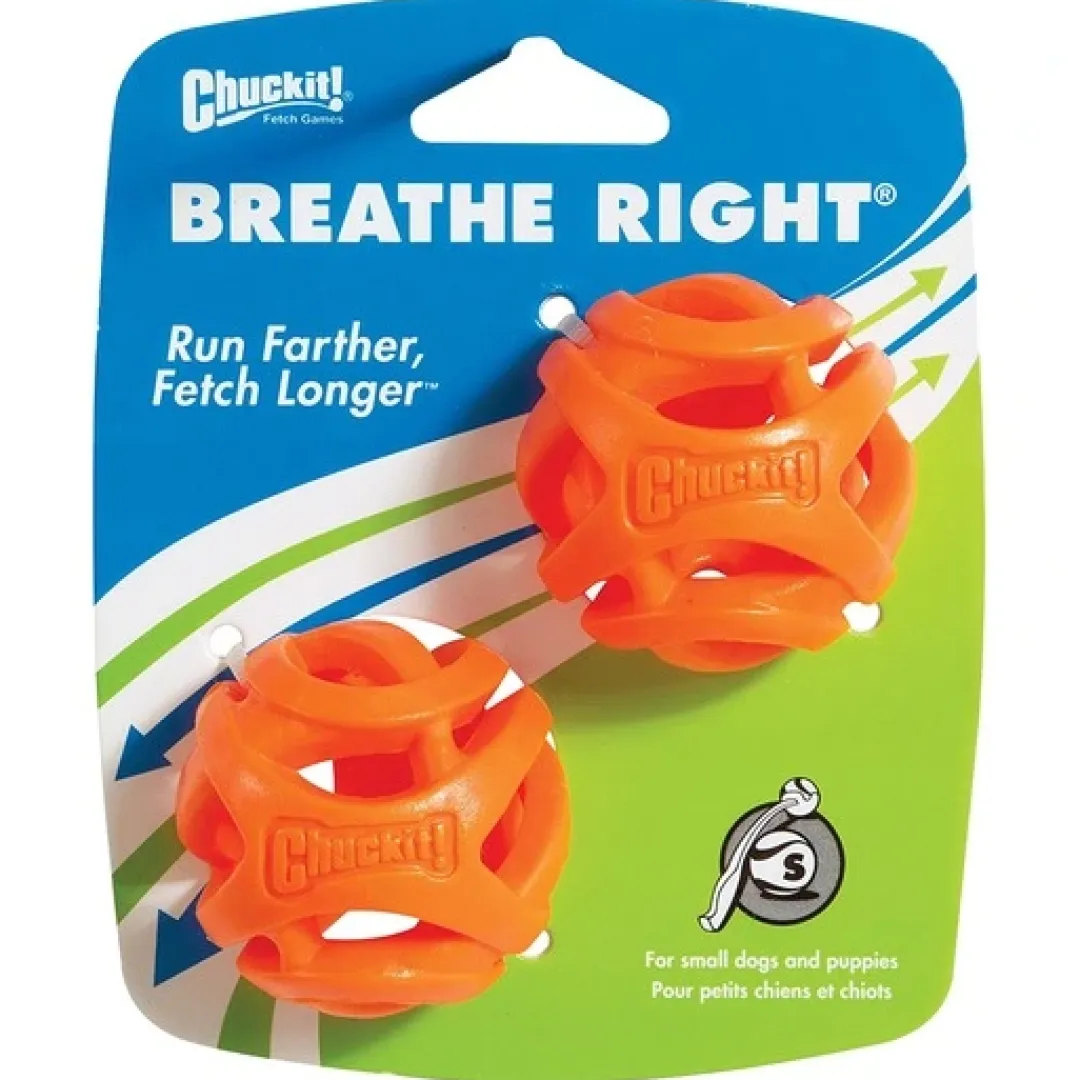 MiniZoo Chuckit Breathe Right Fetch Ball Small 2 stk