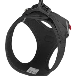 Curli Vest hundesele Clasp Air Mesh Sort M bryst 43-49 cm - let og sikker komfort