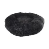 Flamingo Cushion Krems fluffy rund hundeseng medium sort