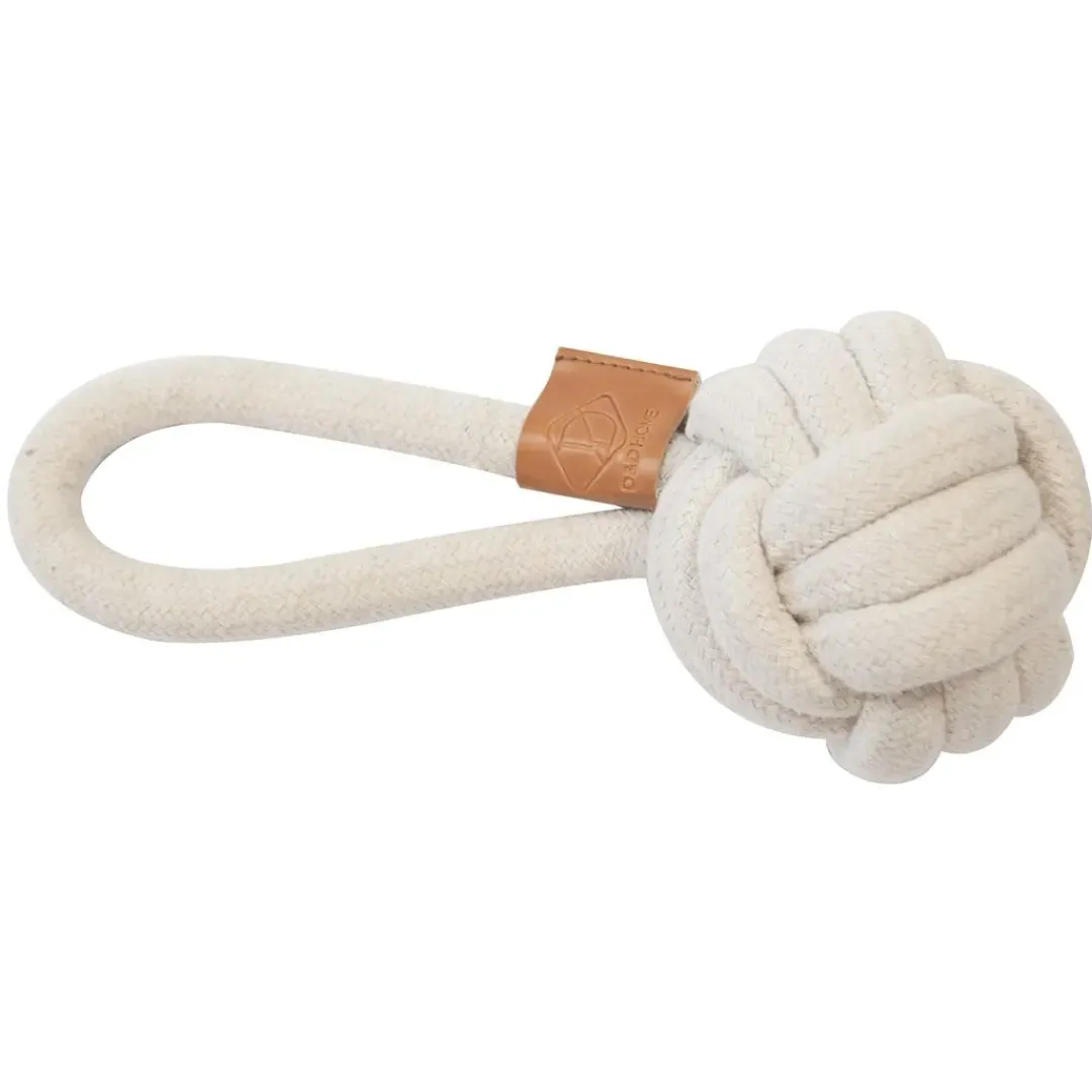 Europet Bernina International B.V. D&D Home Harper Ball L 27 cm Natur Knudereb 15 mm - hundelegetøj