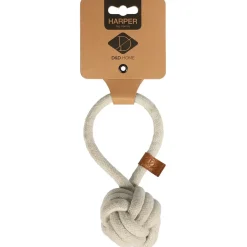 Europet Bernina International B.V. D&D Home Harper Ball L 27 cm Natur Knudereb 15 mm - hundelegetøj