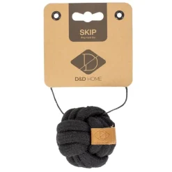 Europet Bernina International B.V. D&D Home Skip Ball S 9,5 cm Sort Knudereb 12 mm - hundelegetøj