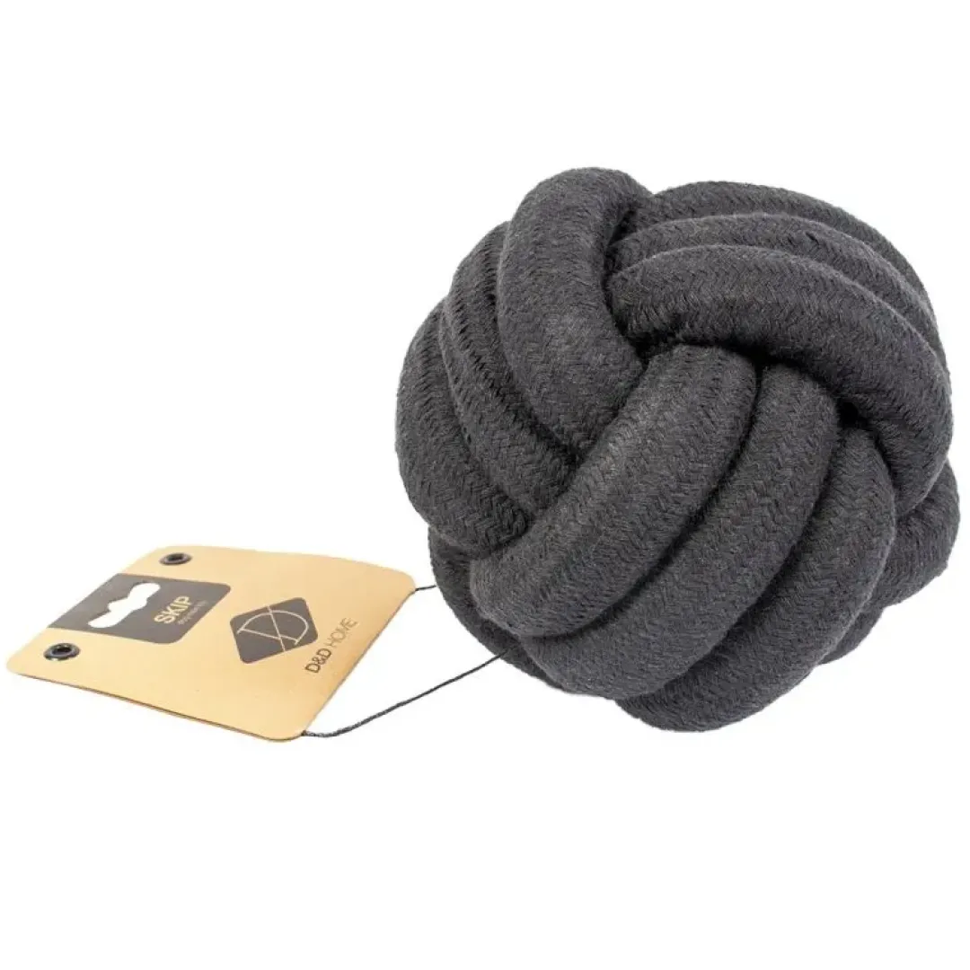 Europet Bernina International B.V. D&D Home Skip Ball XS 6 cm Sort Knudereb 10 mm - hundelegetøj