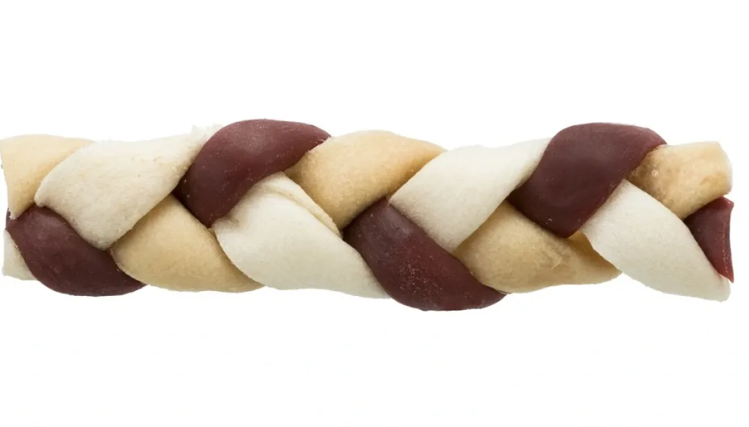 Trixie Denta Fun Flettet Tyggeben 30 g - robust hundesnack med bid i