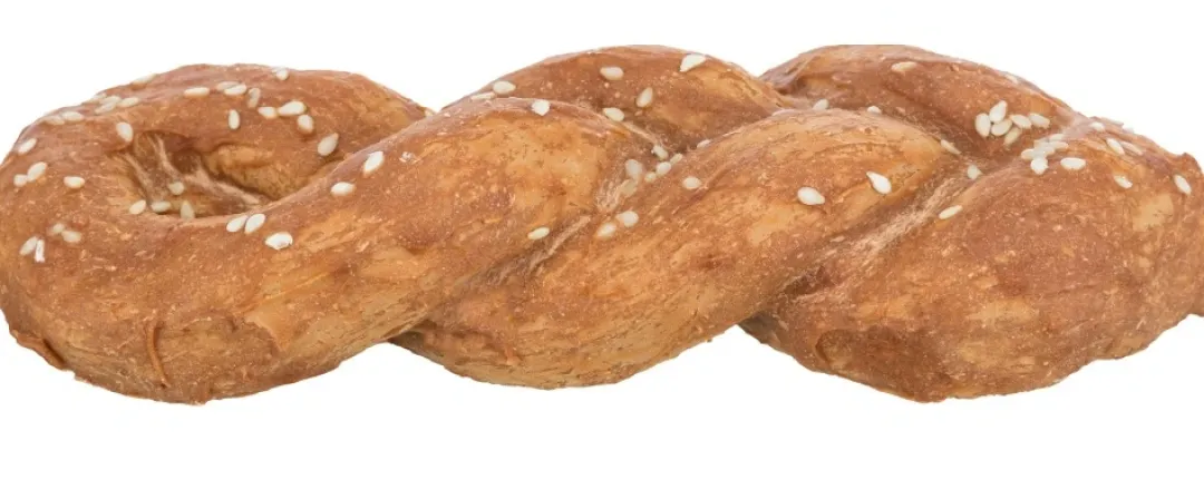 Trixie Denta Fun Kyllinge Flettetbrød 75 g - naturlig hundesnack