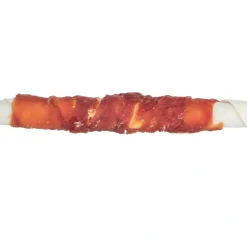 Trixie Denta Fun Tyggerulle med and og kyllingelever 17 cm - lækker hundesnack