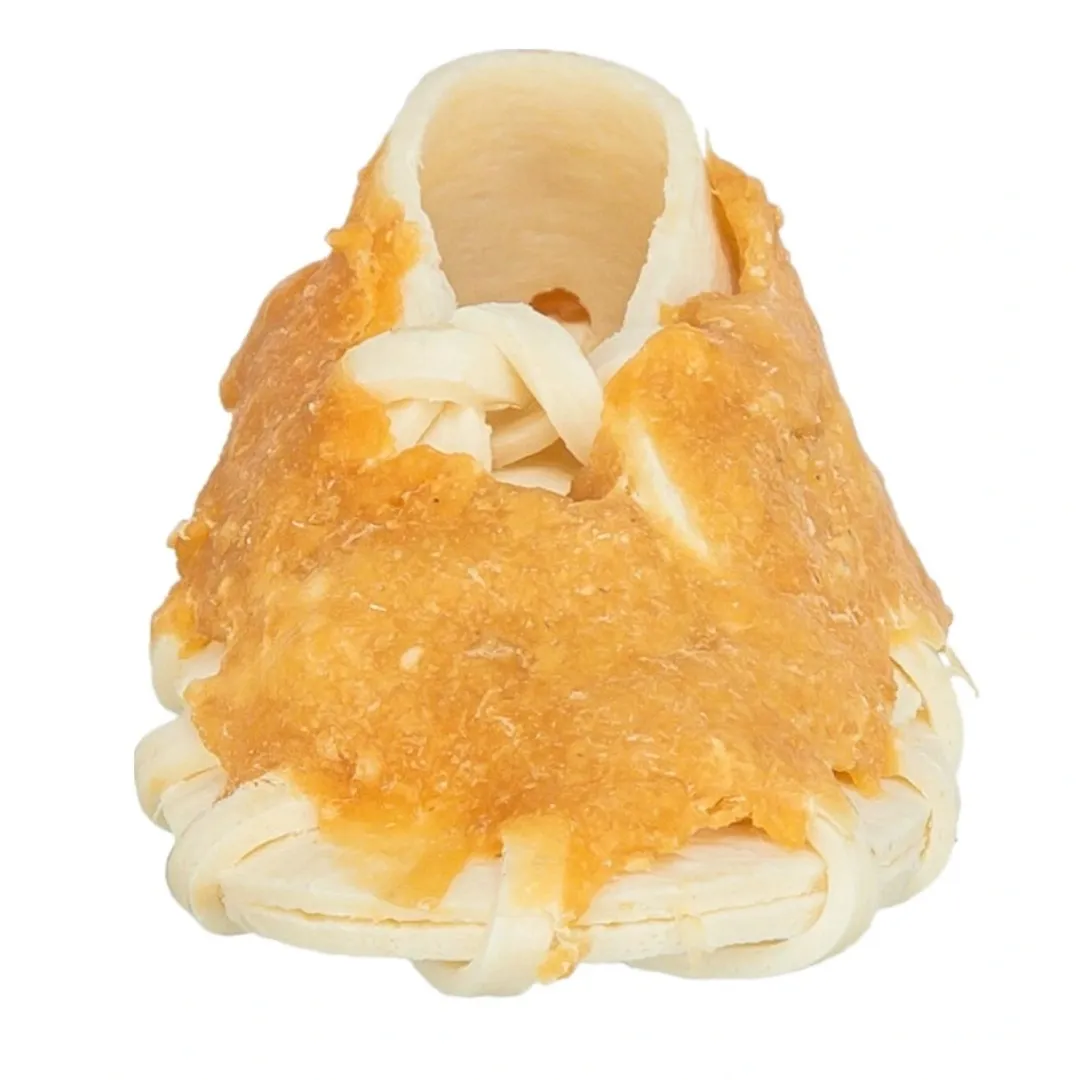 Trixie Denta Fun Tygge sko med kylling 9 cm - naturlig hundesnack