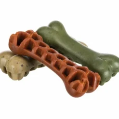 Trixie Denta Fun Veggie Tyggeknogle med tang 8,5 cm (vegetabilsk) - 100 % vegansk hundesnack