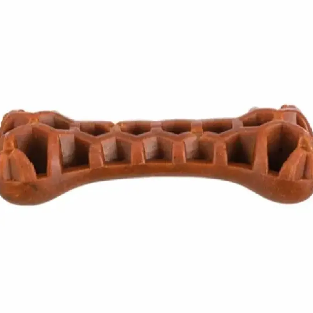 Trixie Denta Fun Veggie Tyggeknogle med tang 8,5 cm (vegetabilsk) - 100 % vegansk hundesnack