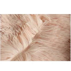 Donut Cozy Hundeseng Laksefarvet 60 cm - blød seng til mellemstore hunde