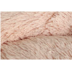 Donut Cozy Hundeseng Laksefarvet 60 cm - blød seng til mellemstore hunde