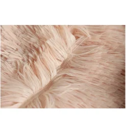 Donut Cozy Hundeseng Laksefarvet 70 cm - blød seng til store hunde