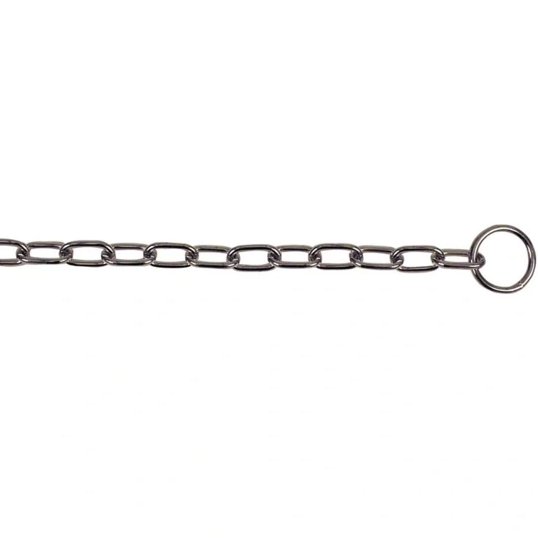 MiniZoo Dressurhalsbånd lige lænke 45 cm - præcis kontrol og sikker træning
