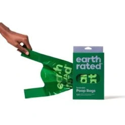 Earth Rated - høm høm poser Earth Rated Øko hømhømposer Lavendel med håndtag 120 stk