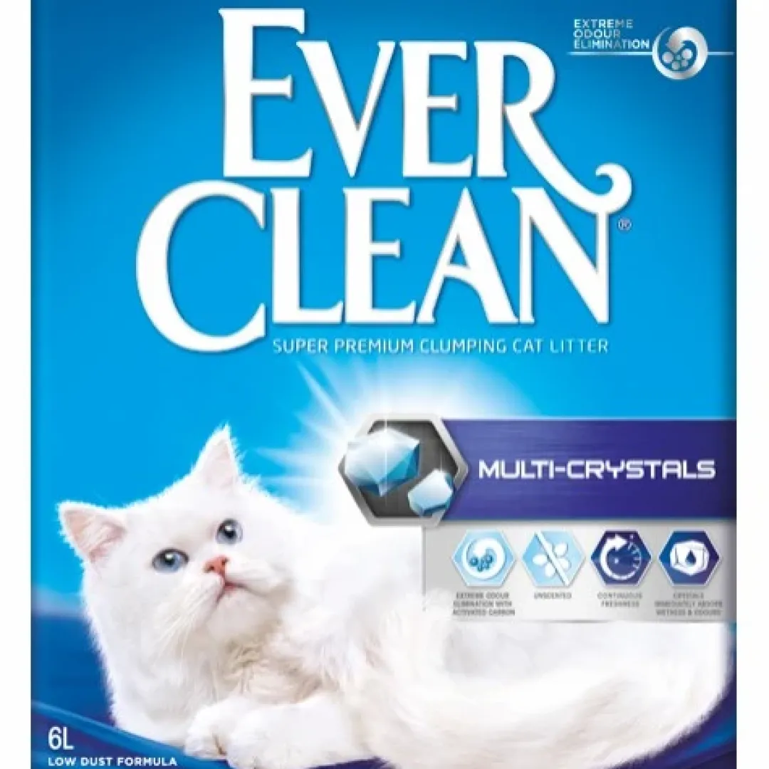 Ever Clean Kattegrus Ever Clean Multi-Crystals Kattegrus 6 L