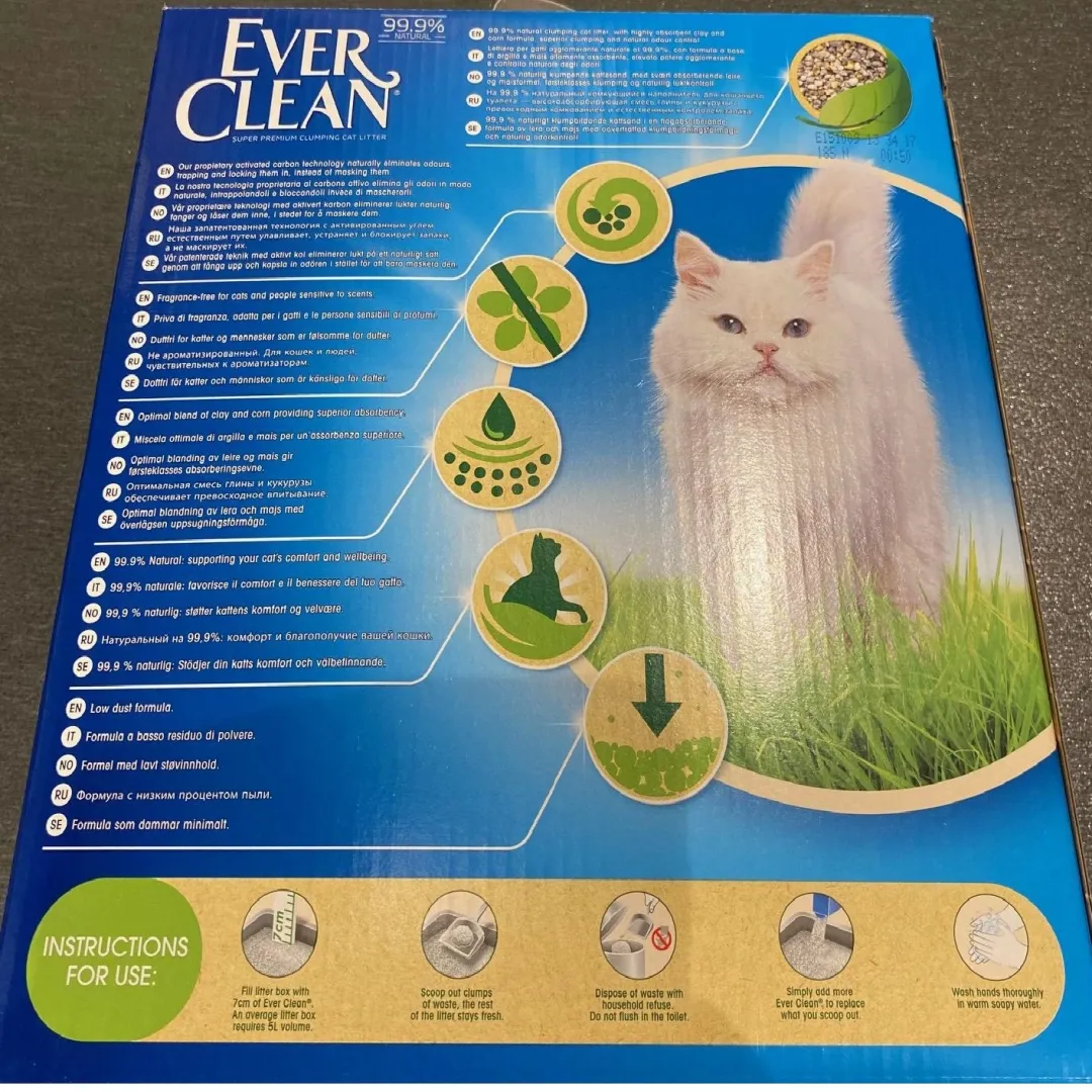 Ever Clean Kattegrus Ever Clean Naturally 10 L