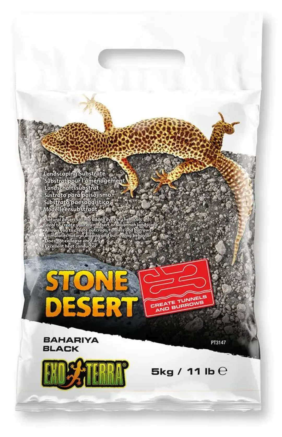 ExoTerra Bahariya Black Stone Desert 5 kg