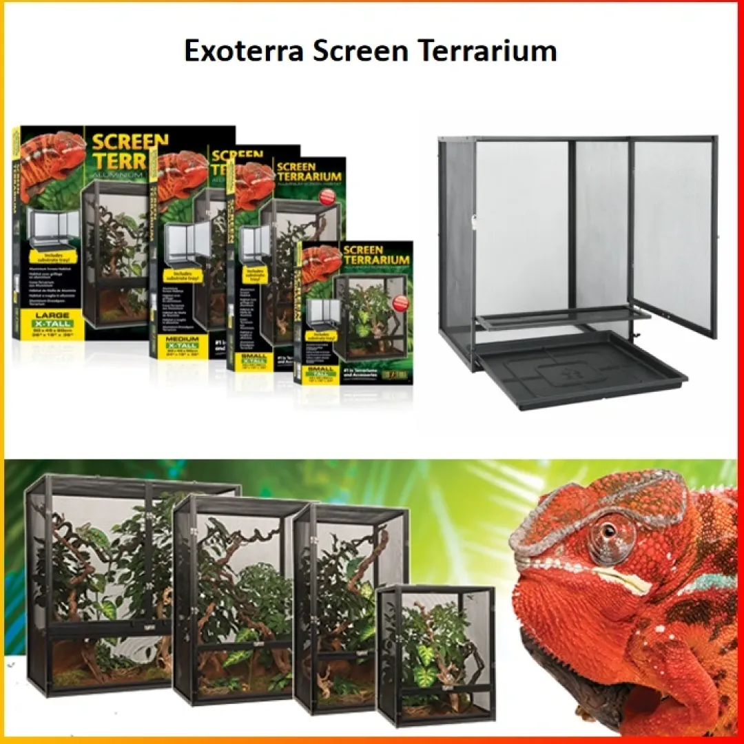 ExoTerra Exo Terra Screen Terrarium Large XTall 90x45x90 cm