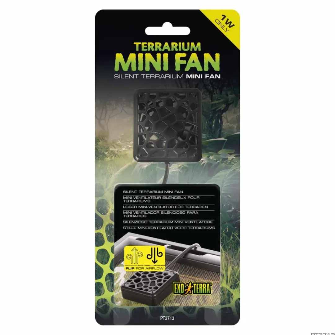 ExoTerra Exo Terra Terrarium Mini Fan - Effektiv Ventilation til Terrarier