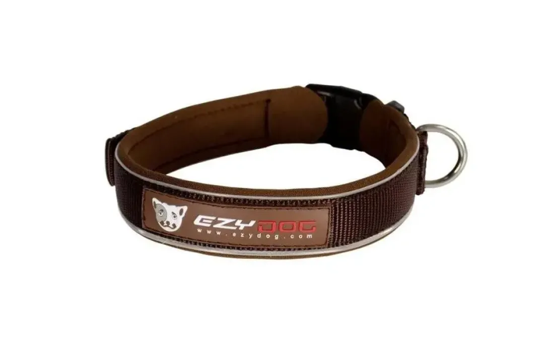 Ezydog Neopren Halsbånd XS Chokolade 28-32 cm