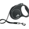 Flexi Hundesnor Flexi Black Design bånd S 5 meter 15 kg sort